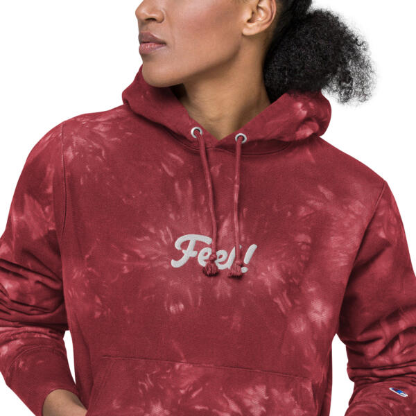 Feel! Tie Dye Champion Hoodie - Image 5